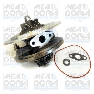 Core assembly, turbocharger